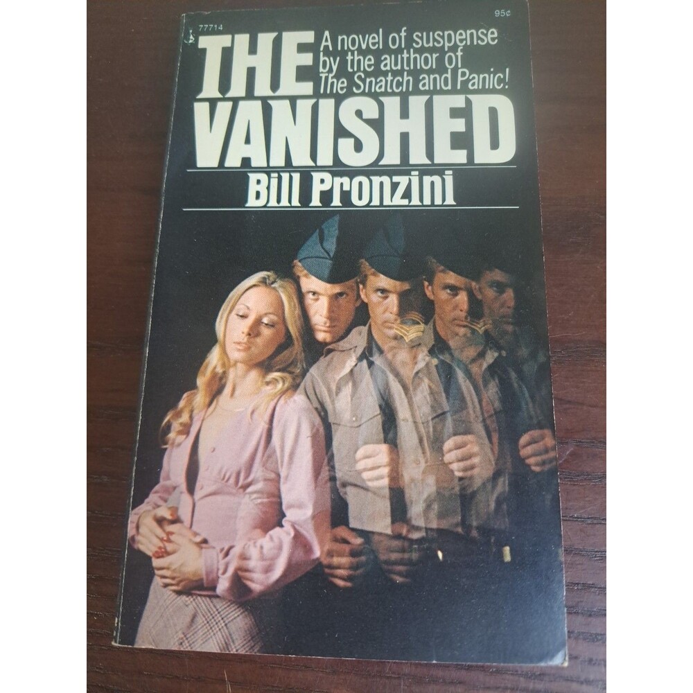 1973 The Vanished By Bill Pronzini Paperback Book